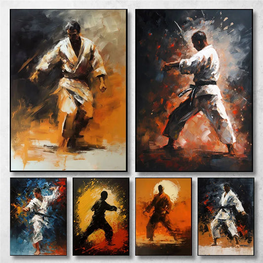 Vintage Martial Artist Posters | FIGHT DECOR