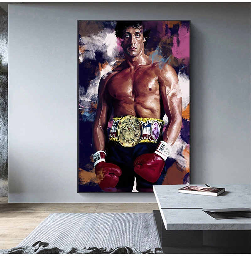 Rocky Balboa Posters | 100% Cotton Textured Canvas