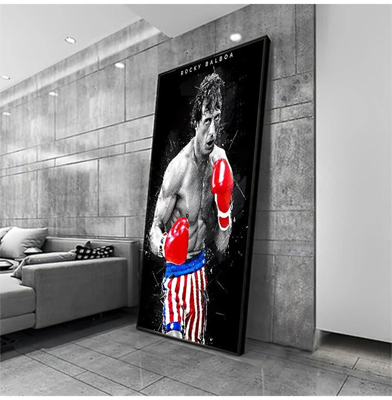 Rocky Balboa Posters | 100% Cotton Textured Canvas