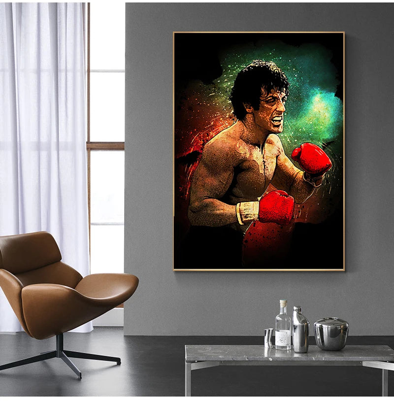 Rocky Balboa Posters | 100% Cotton Textured Canvas