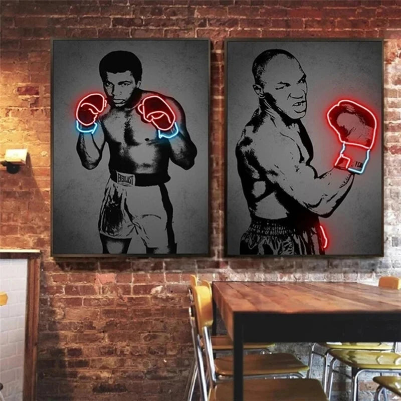 Boxing's GREATEST | 100% Cotton Canvas | FIGHT DECOR