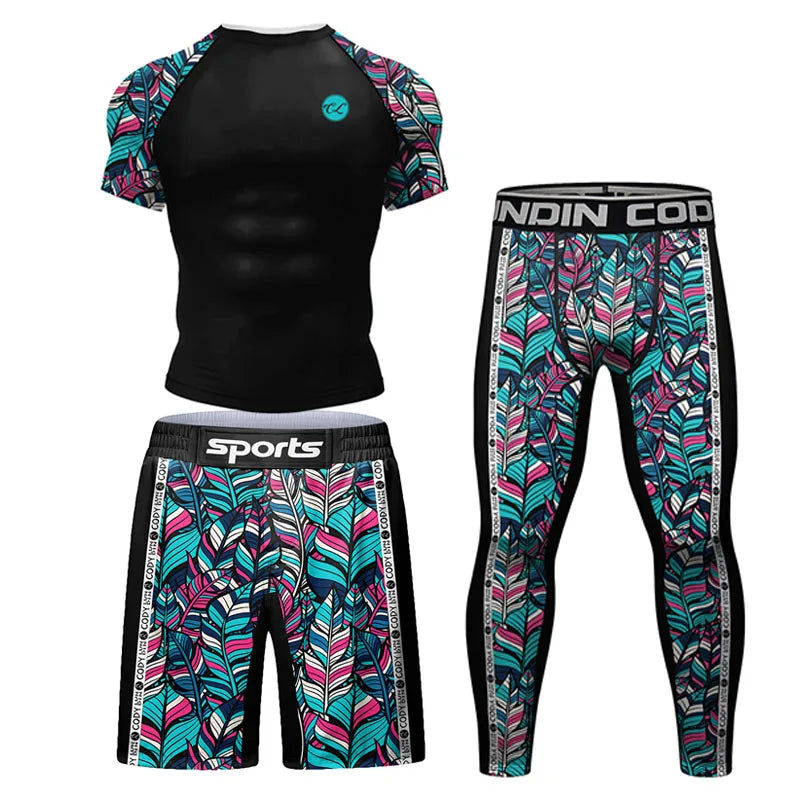 BJJ Rashguard and Compression Set | JUNGLE ROLLER