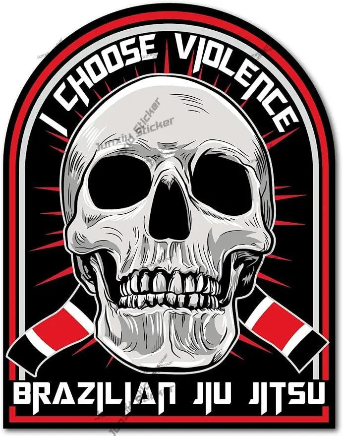 I CHOOSE VIOLENCE | BJJ Brazilian Jiu Jitsu Sticker/Decal