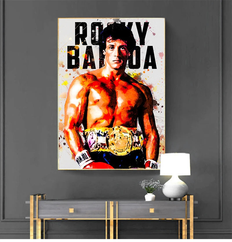 Rocky Balboa Posters | 100% Cotton Textured Canvas