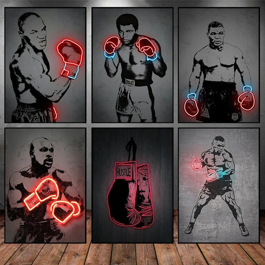 Boxing's GREATEST | 100% Cotton Canvas | FIGHT DECOR