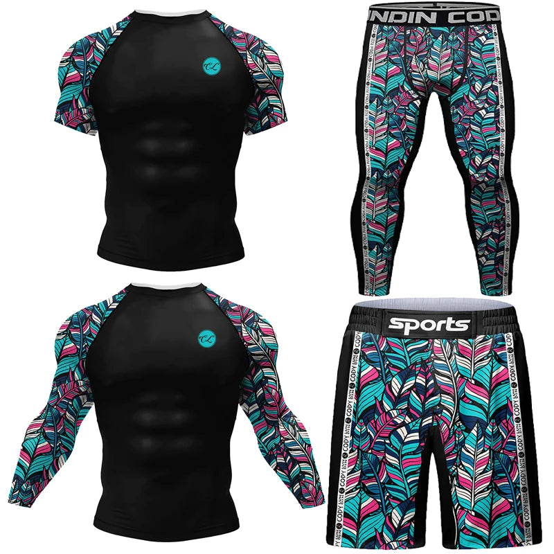 BJJ Rashguard and Compression Set | JUNGLE ROLLER