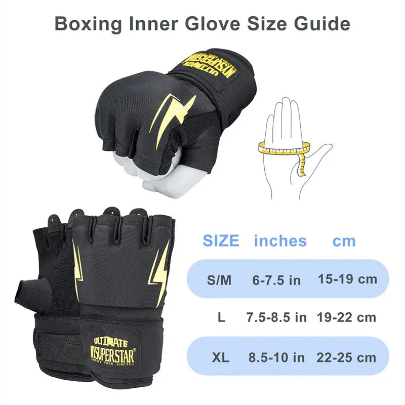 BOXING & MMA Hand Wraps | Inner Gel Glove